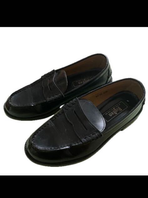 Big Ben Loafer 23.5cm black shoes going to school commuting school business shoes pair .( wise )3E men's black 