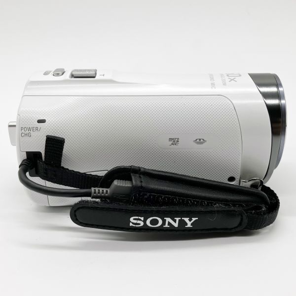 ■極上品■ SONY ソニー ビデオカメラ Handycam CX420 内蔵メモリ32GB ホワイト HDR-CX420/W_画像6