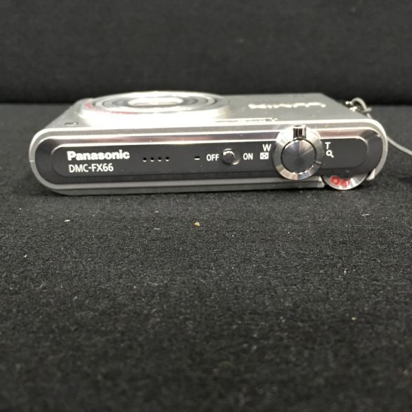Q116-S2 Panasonic パナソニック LUMIX ルミックス DMC-FX66 コンパクトデジタルカメラ シルバー 箱/説明書/充電器付き 通電確認OK 1083859_画像6