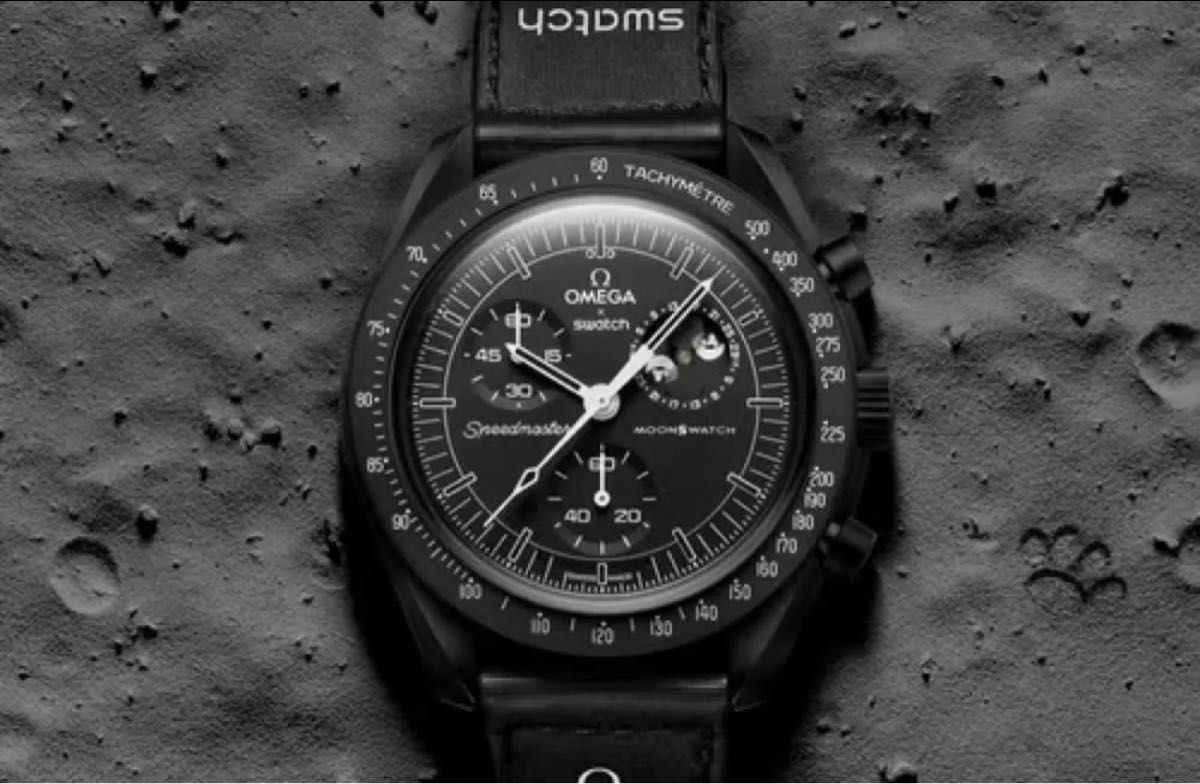 Snoopy x OMEGA x Swatch MoonSwatch Black Snoopy x OMEGA x Swatch MoonSwatch Black