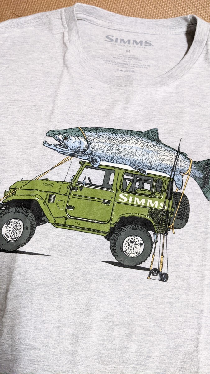 即完売品 SIMMS シムス Tシャツ トラウト ランクル Jeep ジムニー フライフィッシング ヤマメ 魚 パタゴニア patagonia ヴィンテージの画像1