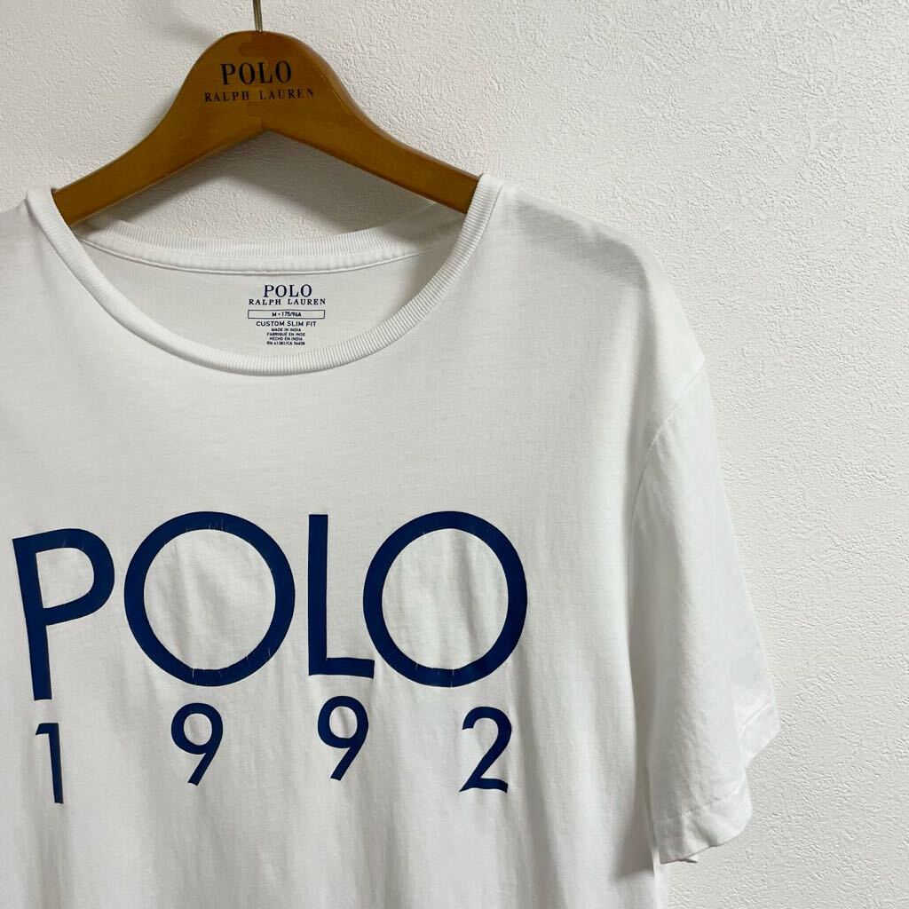 【POLO RALPH LAUREN】POLO 1992 プリント Tシャツ【ラルフローレン】ホワイト スタジアム STADIUM オリンピック RRL RUGBY_画像1