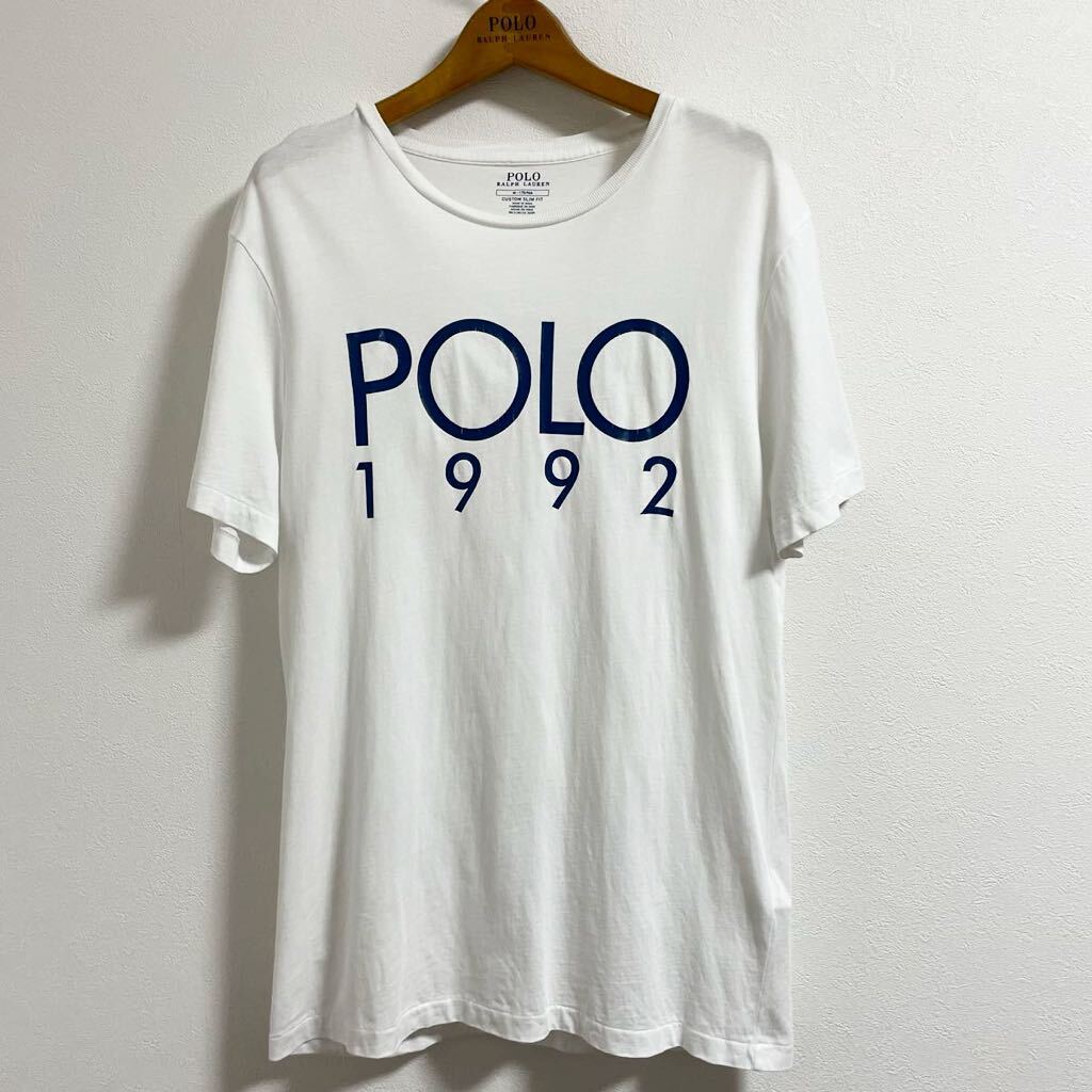【POLO RALPH LAUREN】POLO 1992 プリント Tシャツ【ラルフローレン】ホワイト スタジアム STADIUM オリンピック RRL RUGBY_画像2