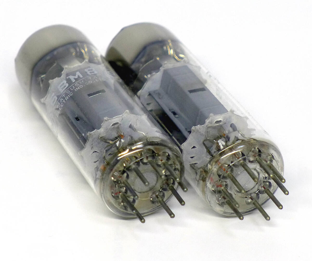 松下電器(ナショナル) 6BM8ペア管 測定済み 未使用・保管品 [2本1組]の画像7