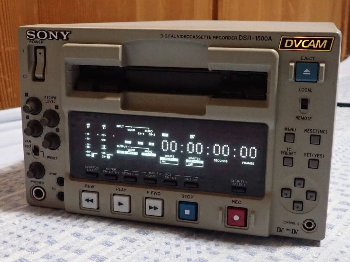 SONY ソニー DVCAM DSR-1500A 業務用 デッキの画像2