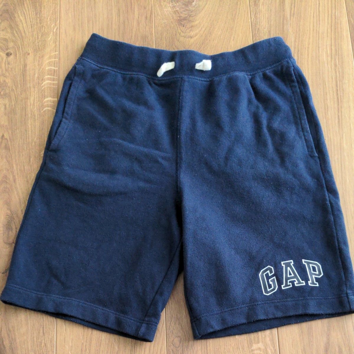 ギャップ　GAPKIDS  XL　150 ハーフパンツ 短パン スウェット ショートパンツ ウエストゴム　紺色