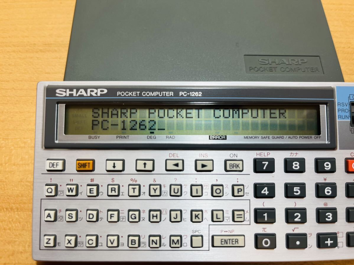 [ последний / редкостный / прекрасный товар ] sharp карманный компьютер PC-1262