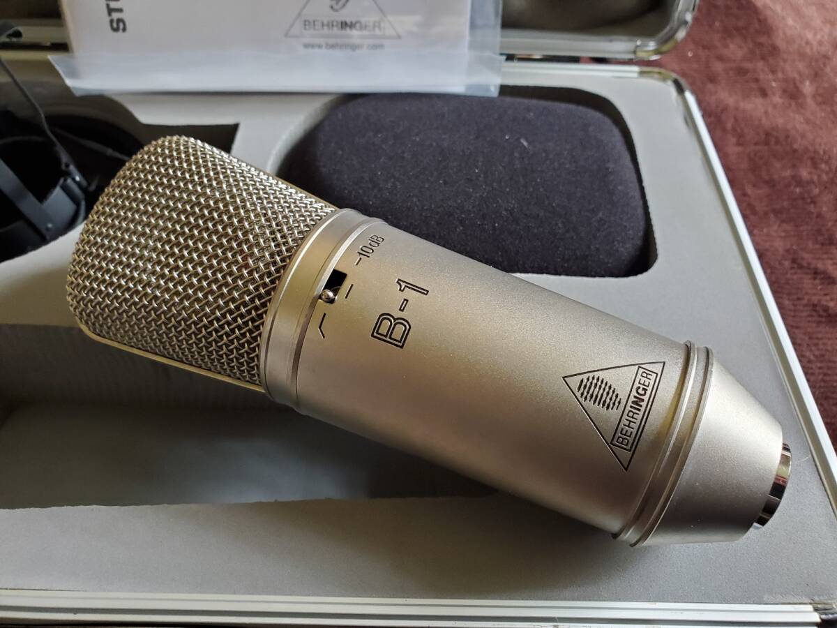 Behringer ベリンガー B-1 コンデンサーマイク Single Diaphragm Condenser Microphone ほぼ未使用の画像2