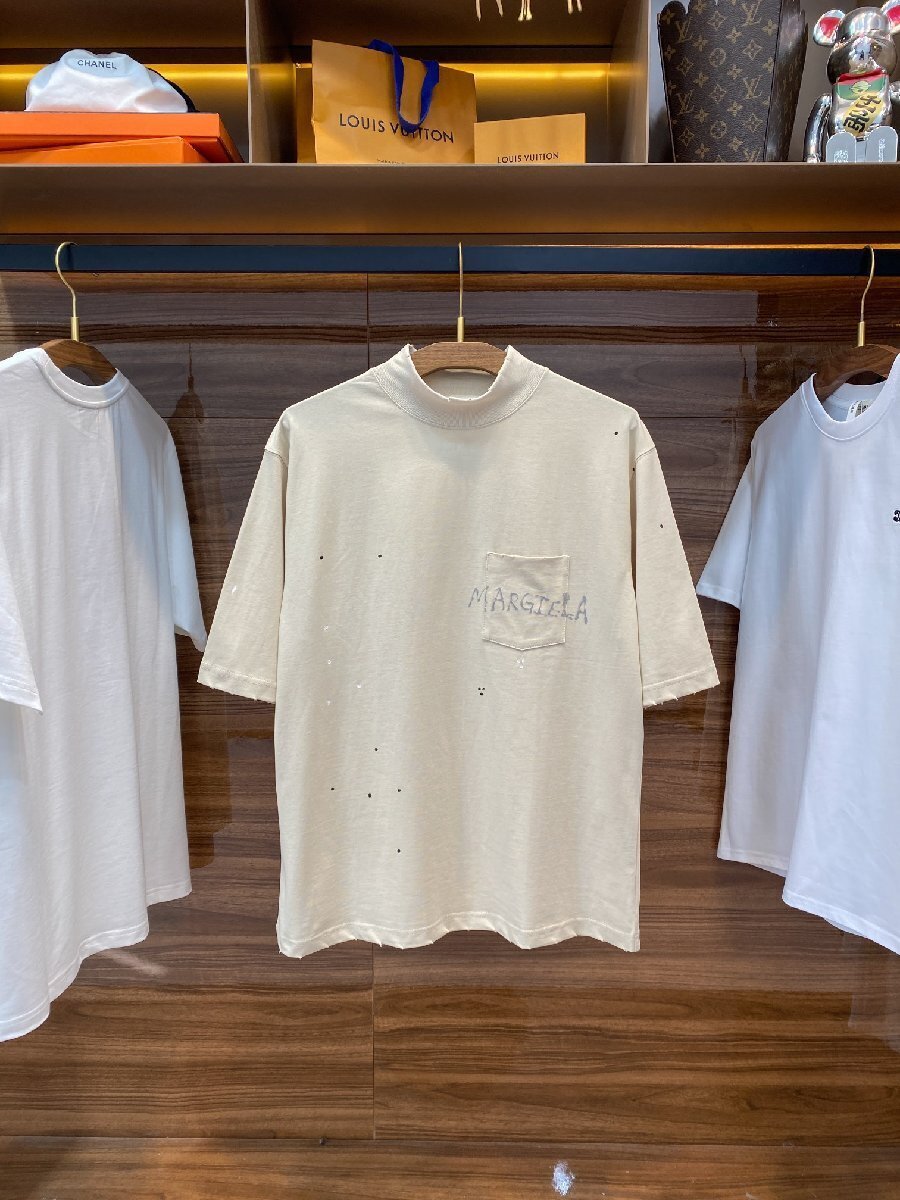 　Maison Margiela マルタンマルジェラ　メンズ　Tシャツ　半袖　イラスト柄　丸首　男女兼用　S-L　サイズ選択可能　MM6　b321_画像1