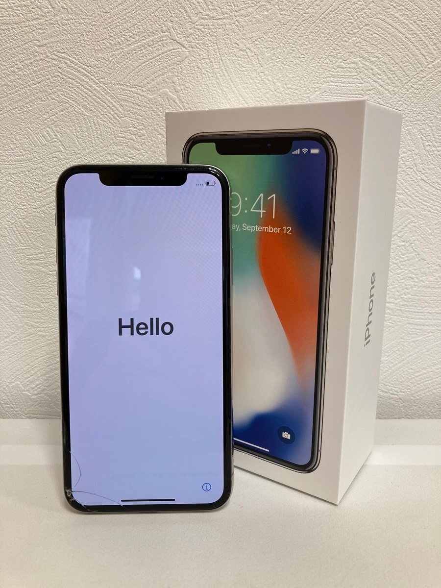 初期化済み　 Apple iPhone X 　SIMフリー 　スマートフォン　 スマホ　 携帯電話　64GB