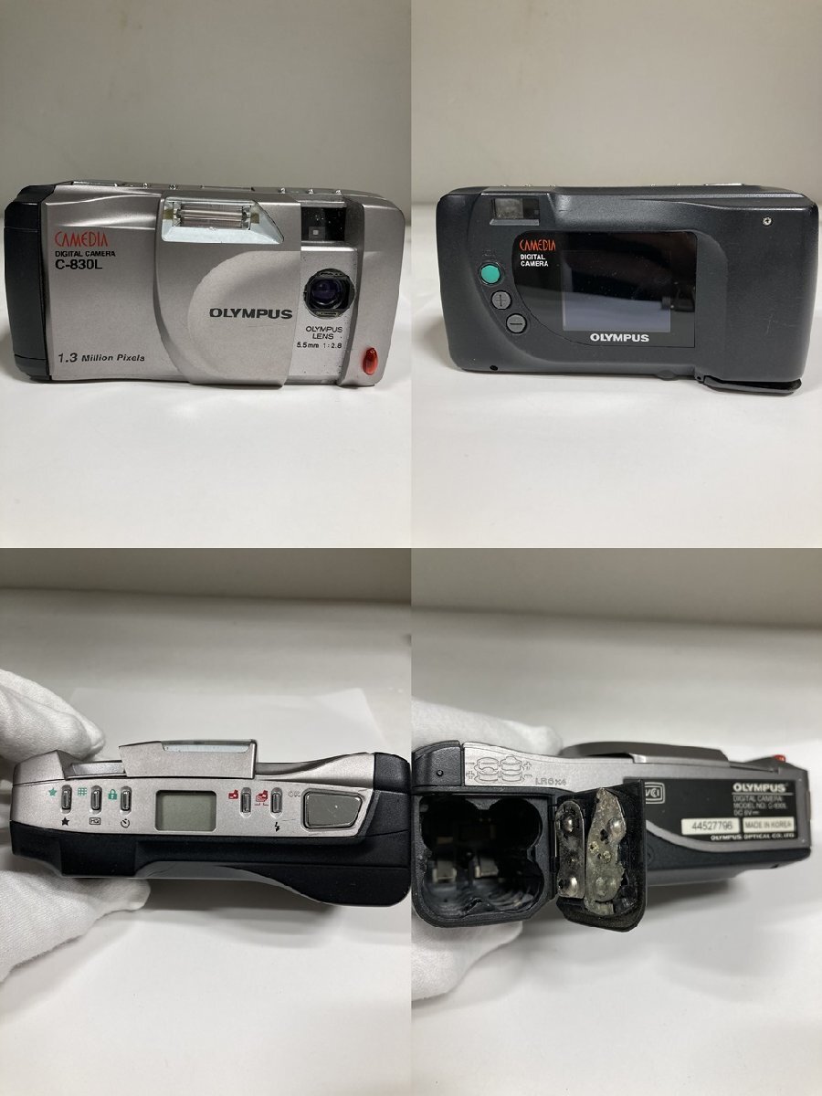 【ジャンク品】オリンパス OLYMPUS カメディア キャメディア コンパクトデジタルカメラ 4台おまとめ / CAMEDIA C830L C2000Z C960 X200の画像3