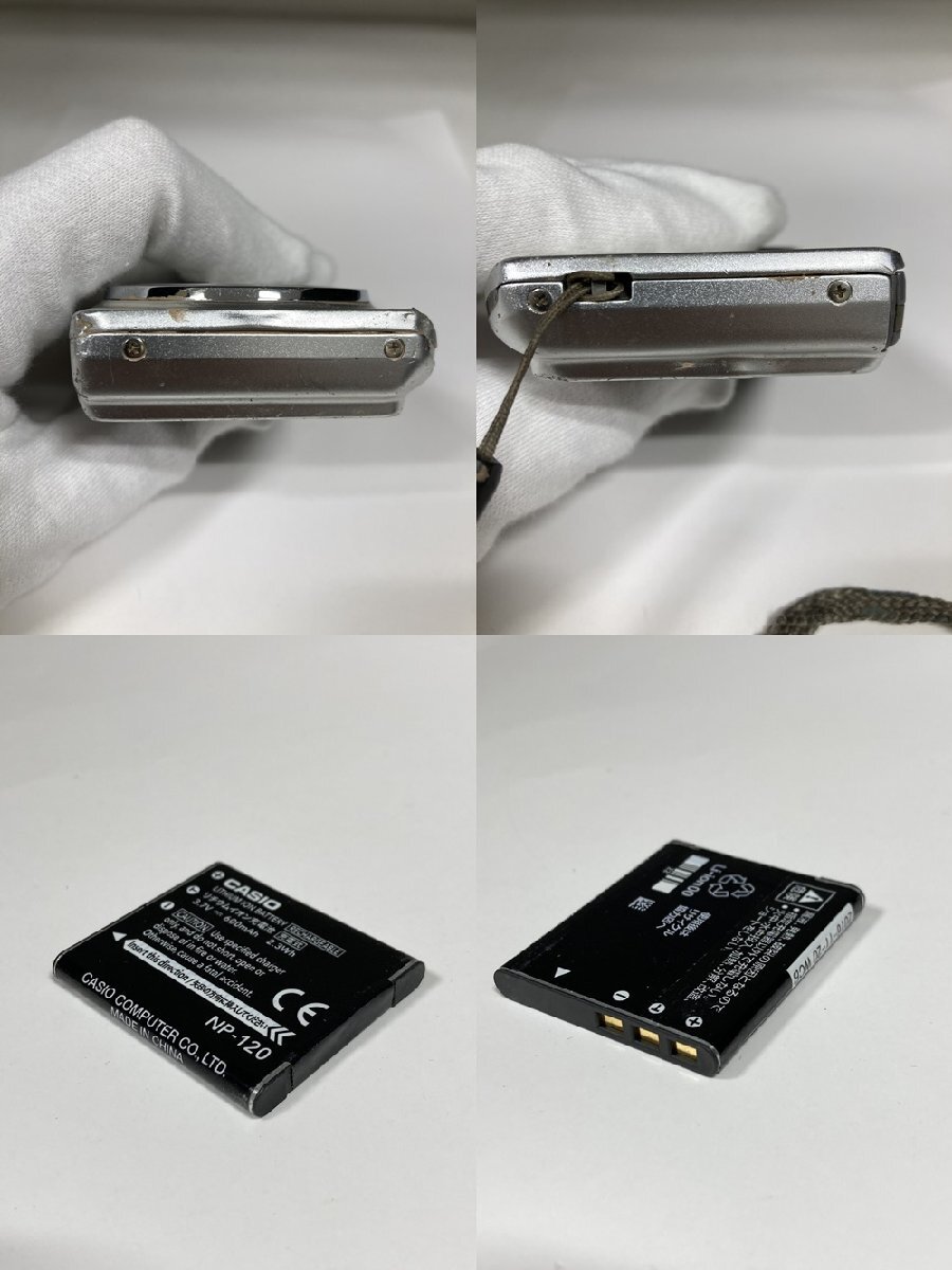 【ジャンク品】コンパクトデジタルカメラ 4台おまとめ / オリンパス FE-220 / カシオ EXLIM×2 / SONY Super Steady Shot DSC-T30の画像3