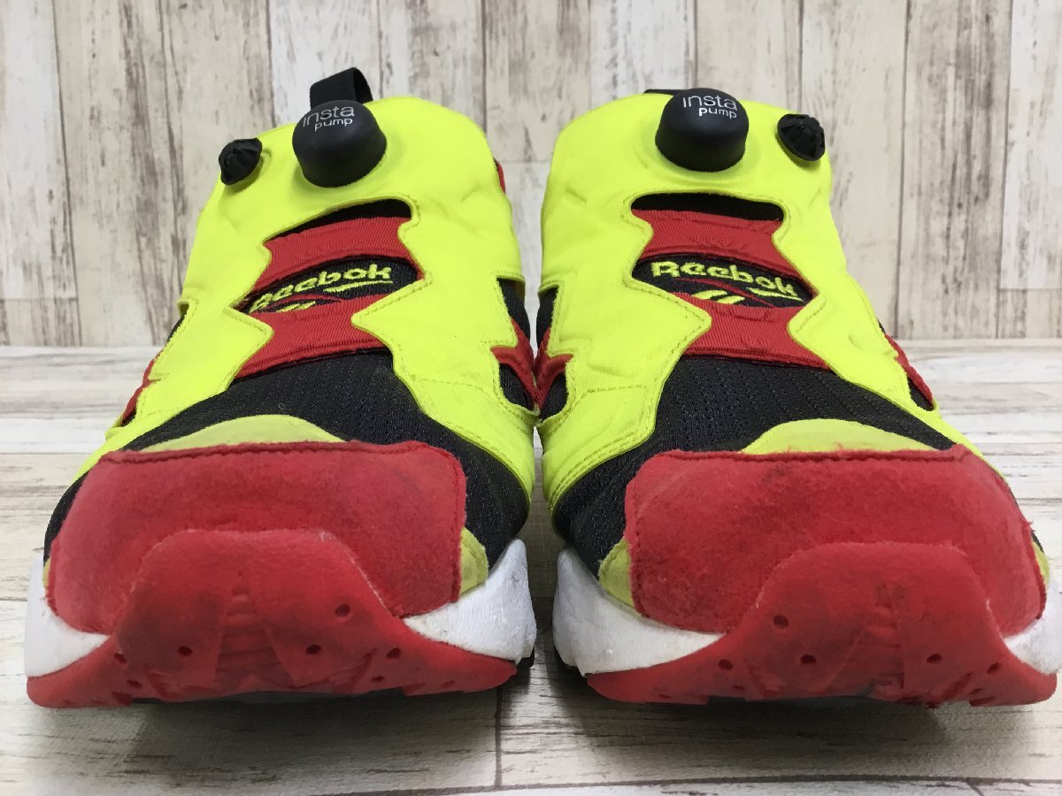 149B Reebok INSTAPUMP FURY OG Citron リーボック インスタポンプフューリー V47514 27.5cm イエロー【中古】_画像5