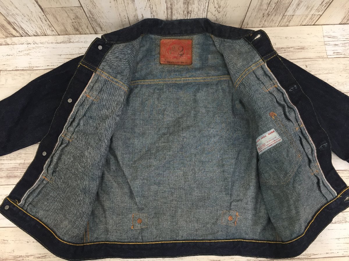 129B EVIS NO.2 1213 1st 大戦モデル DENIM JACKET エヴィス デニムジャケット【中古】の画像7