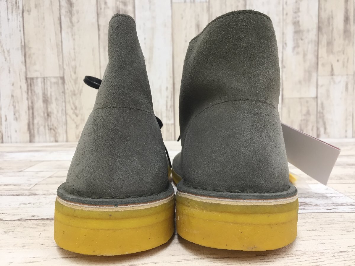 153B Clarks DESERT BOOT 107E KHAKI クラークス デザートブーツ【中古】の画像5