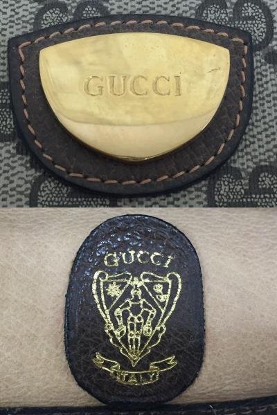 168B GUCCI グッチ オールド GG ボストン バッグ 鞄【中古】の画像8