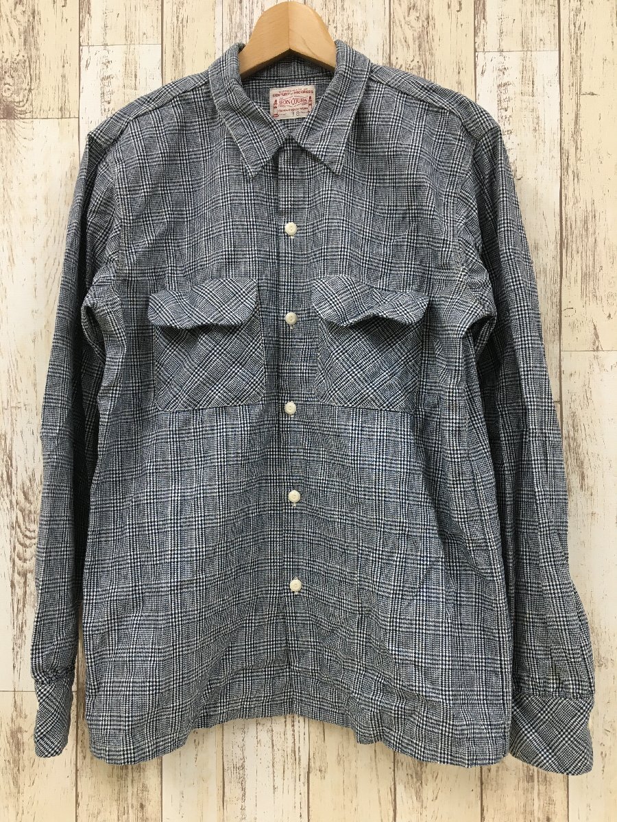 129AH BONCOURA ボンクラ チェックシャツ SHIRTS【中古】_画像1