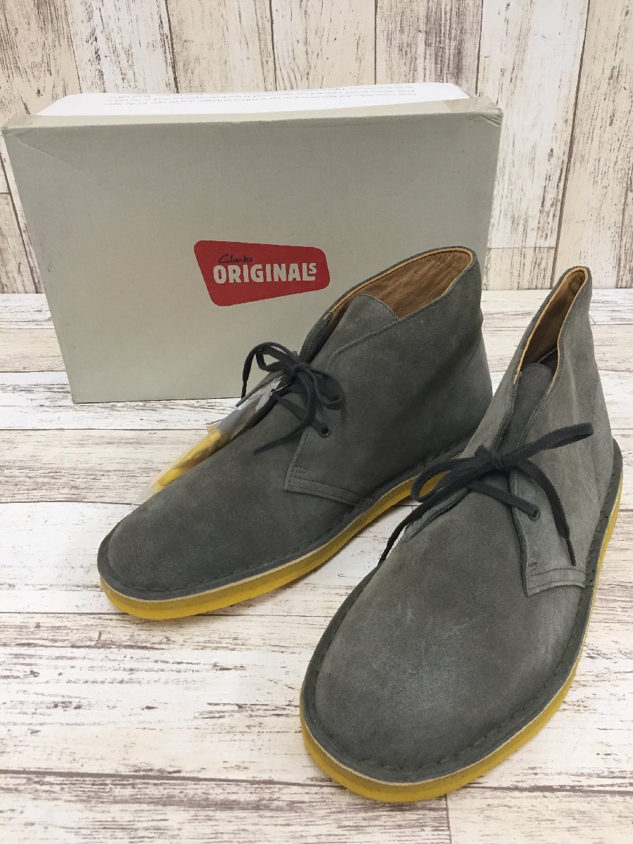 153B Clarks DESERT BOOT 107E KHAKI クラークス デザートブーツ【中古】の画像1