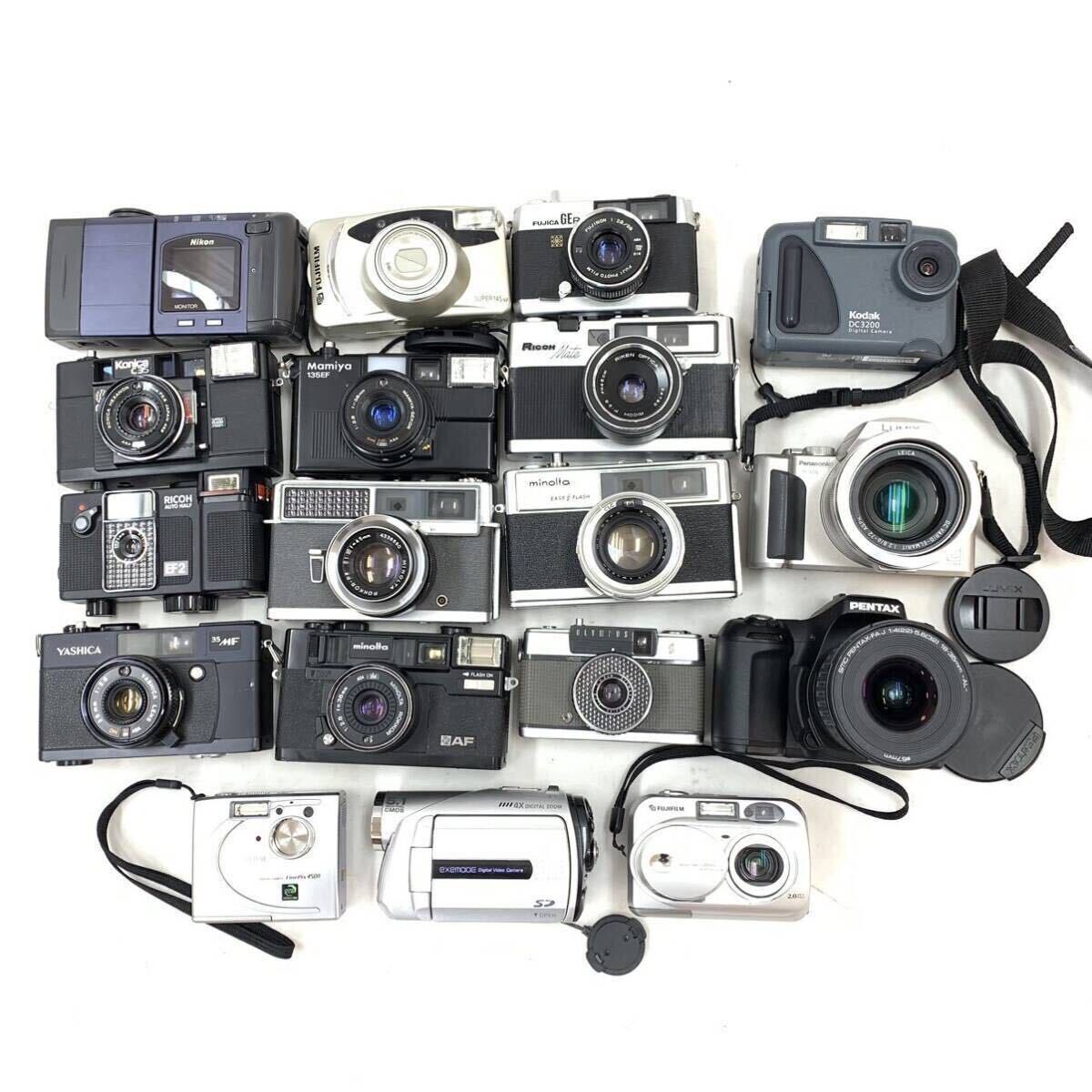 FN11975V【1000円スタート!!】Nikon Konica PENTAX OLYMPUS 一眼レフ デジタルカメラ フィルムカメラ ビデオカメラ【まとめ売り】_画像1
