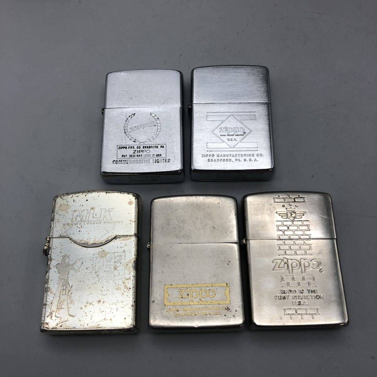 FN11981A【まとめ売り!!】ZIPPO ジッポ ライター オイルライター 喫煙具 19点 総重量 約 1201g _画像5