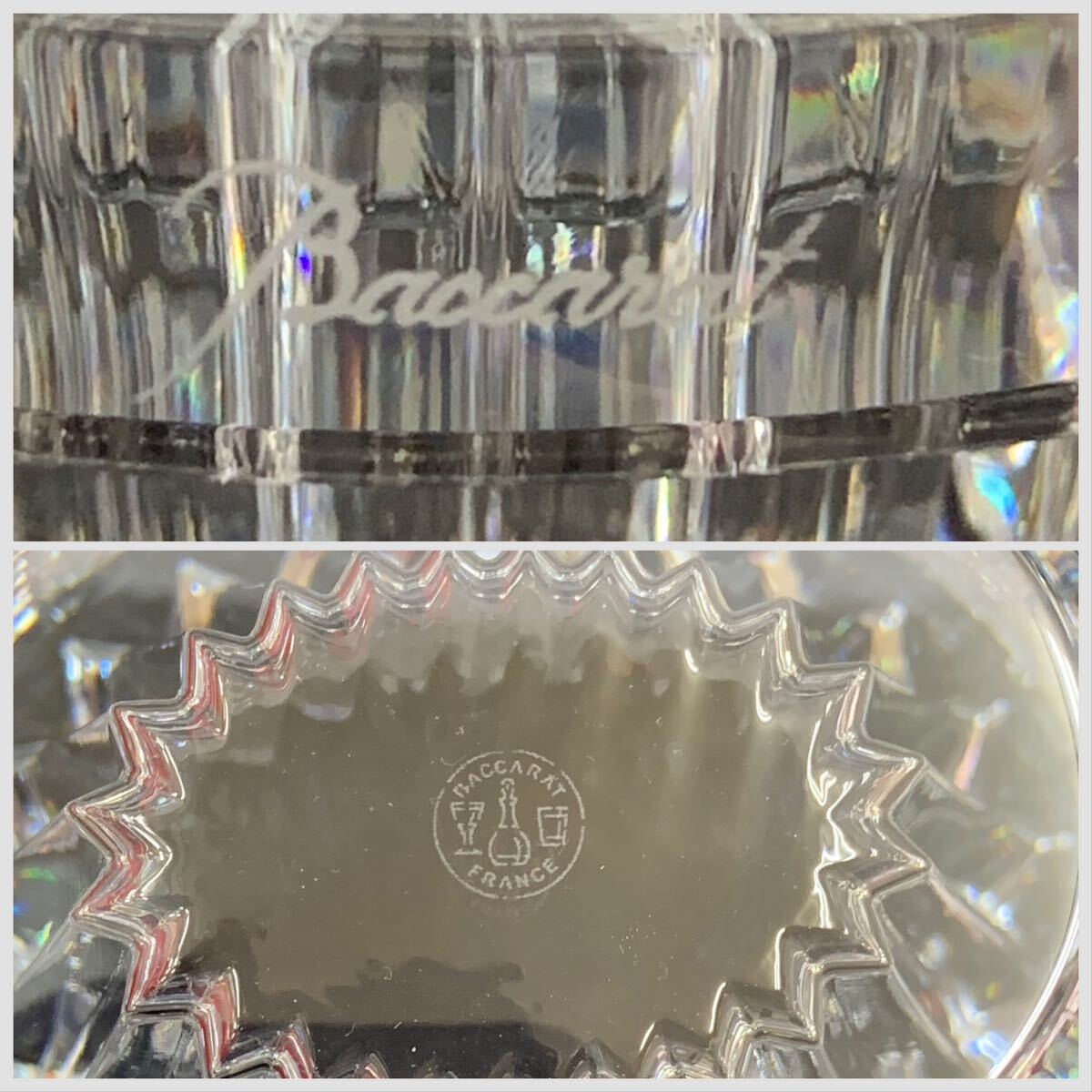 FN12153V【1000円スタート!!】Baccarat バカラ 花瓶 アイベース 花 フラワーベース クリスタル ガラス 置物 インテリア の画像10