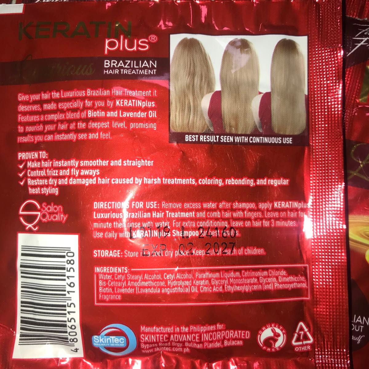 keratin plus 12 pcs 