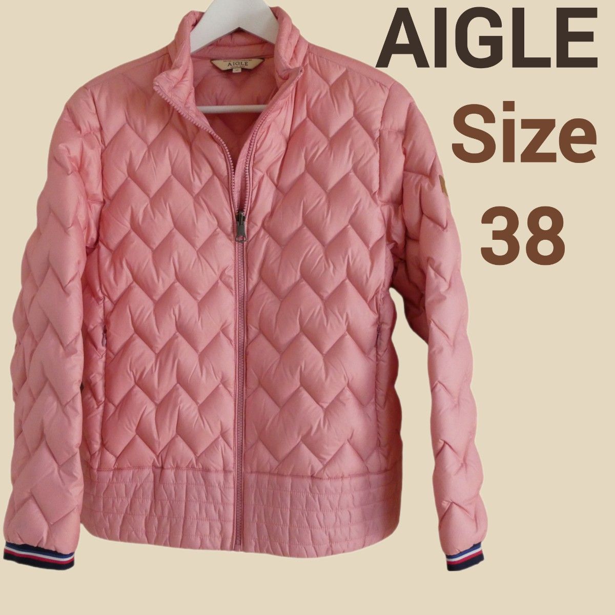 エーグル aigle エディナ ダウンジャケット キルティング ピンク アウター ダウン