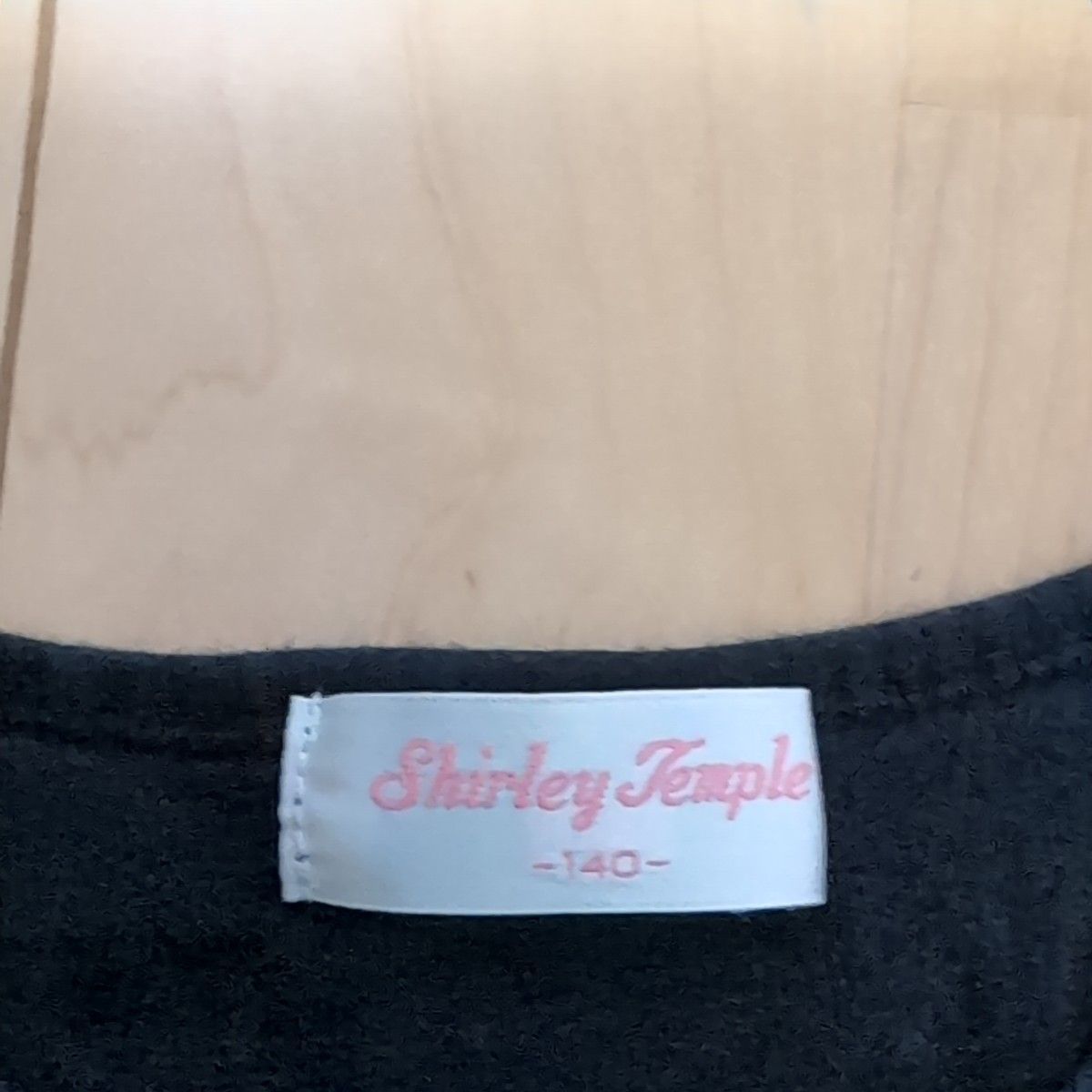 Shirley Temple　シャーリーテンプル　ネコ柄　音符　長袖 Tシャツ　140サイズ