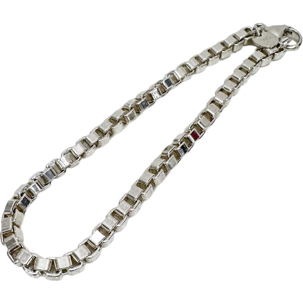 【海外輸入】 シルバー925 ベネチアン ブレスレット TIFFANY&Co./ティファニー 15.9g ユニセックス シルバー 18cm ブレスレット