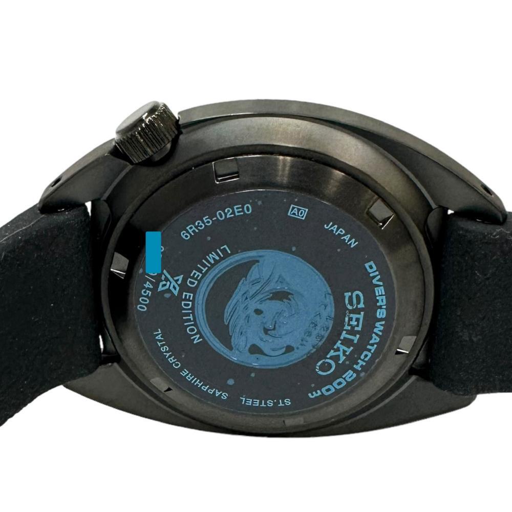 セイコー プロスペックス ダイバー スキューバ ザ・ブラック SPB335J1(6R35-02E0) 腕時計 ラバー/ステンレス(黒) 自動巻き メンズ_画像7