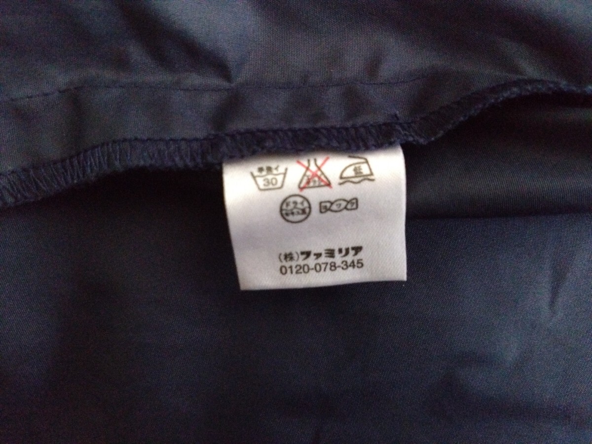 ファミリア ジャケット(3WAY) サイズ110 男の子 クルマ 紺色 水色スウェット 未使用 familiarの画像5
