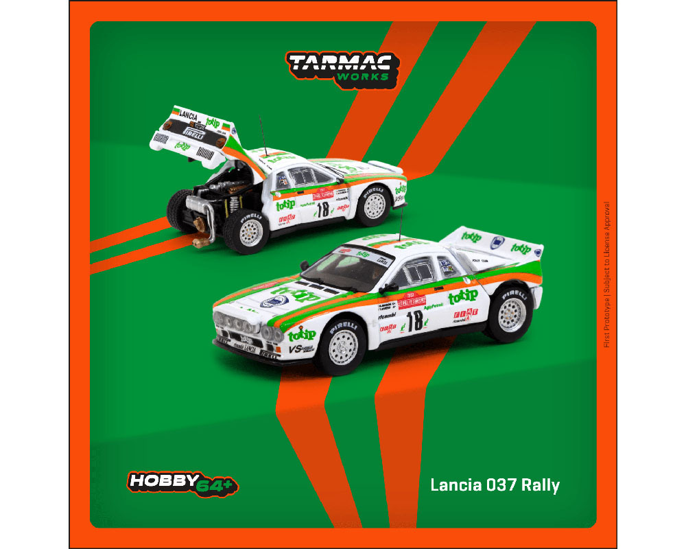 ターマックワークス 1/64 ランチア 037 ラリー サンレモ 1983 Tarmac Works Lancia Rally Sanremo ミニカー_画像5