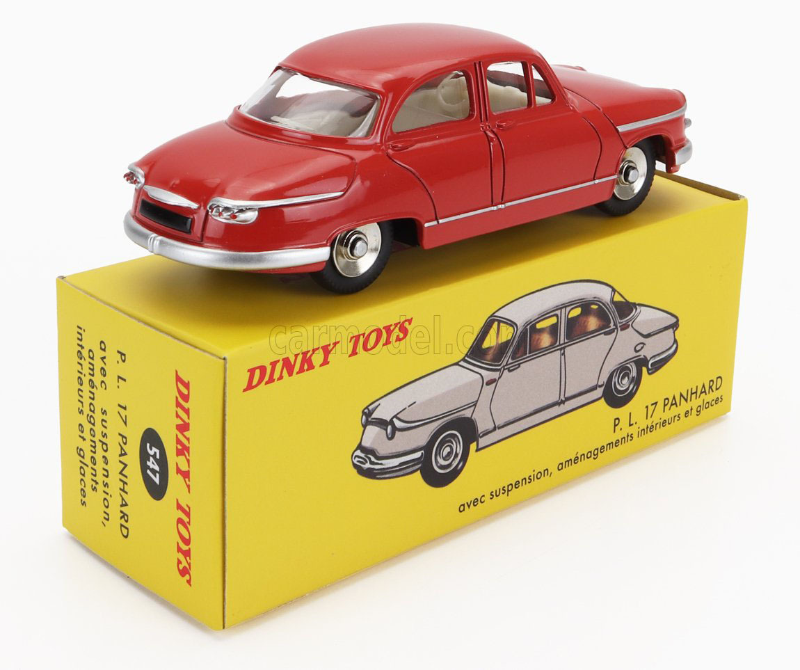 DINKY TOYS 1/43 Dinky панама -ruPL17 1961 красный PANHARD PL17 переиздание миникар 