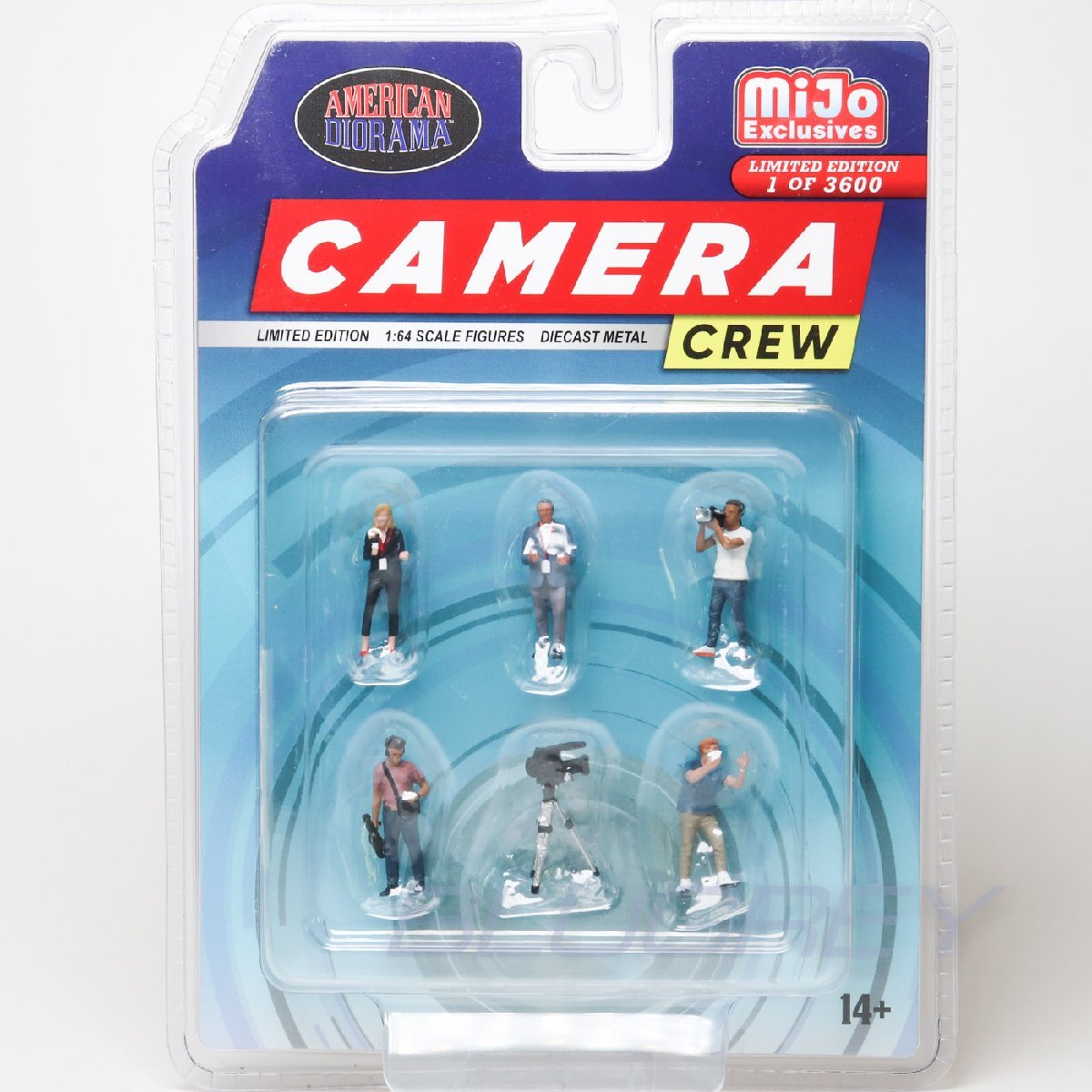 アメリカン ジオラマ 1/64 カメラクルー フィギア セット American Diorama Camera Crew Figure MiJoの画像1