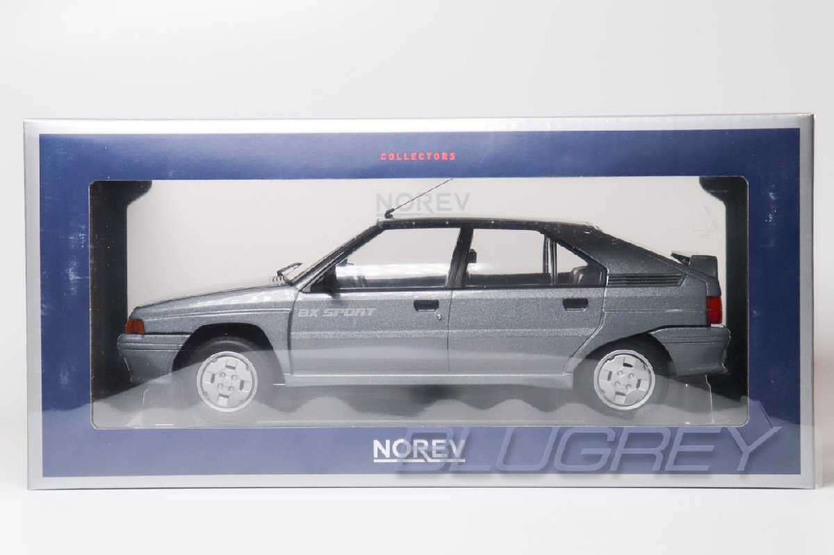  Norev 1/18 Citroen BX sport 1985 gray NOREV CITROEN BX SPORT minicar 