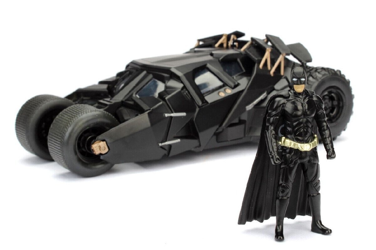JADA TOYS 1/24 バットモービル & バットマン フィギア ダークナイト Batmobile & Batman Figure The Dark Knight 98261の画像2