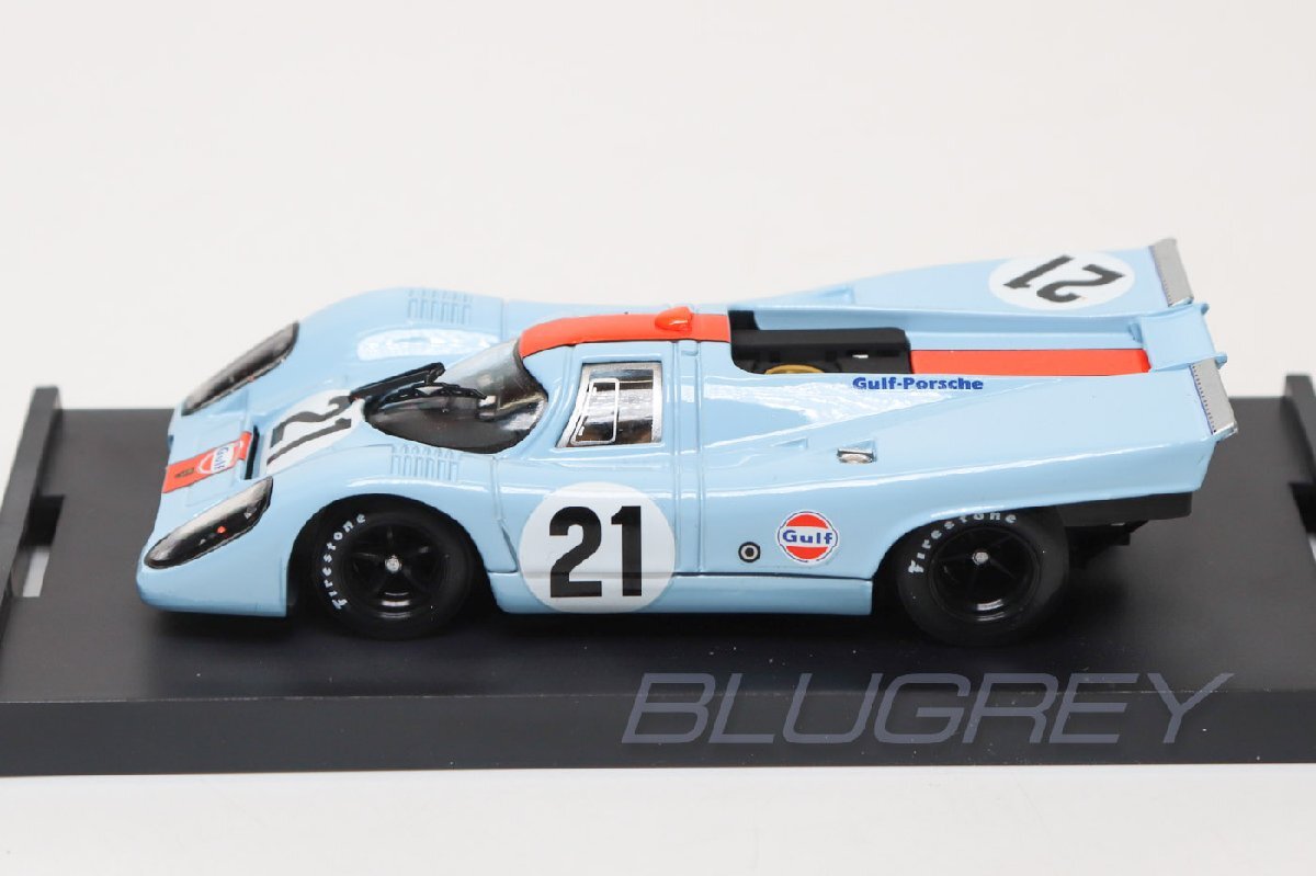 ブルム 1/43 ポルシェ 917K ルマン24H 1970 #21 GULF RODRIGUEZ - KINNUNEN BRUMM PORSCHE LE MANS ミニカー_画像3