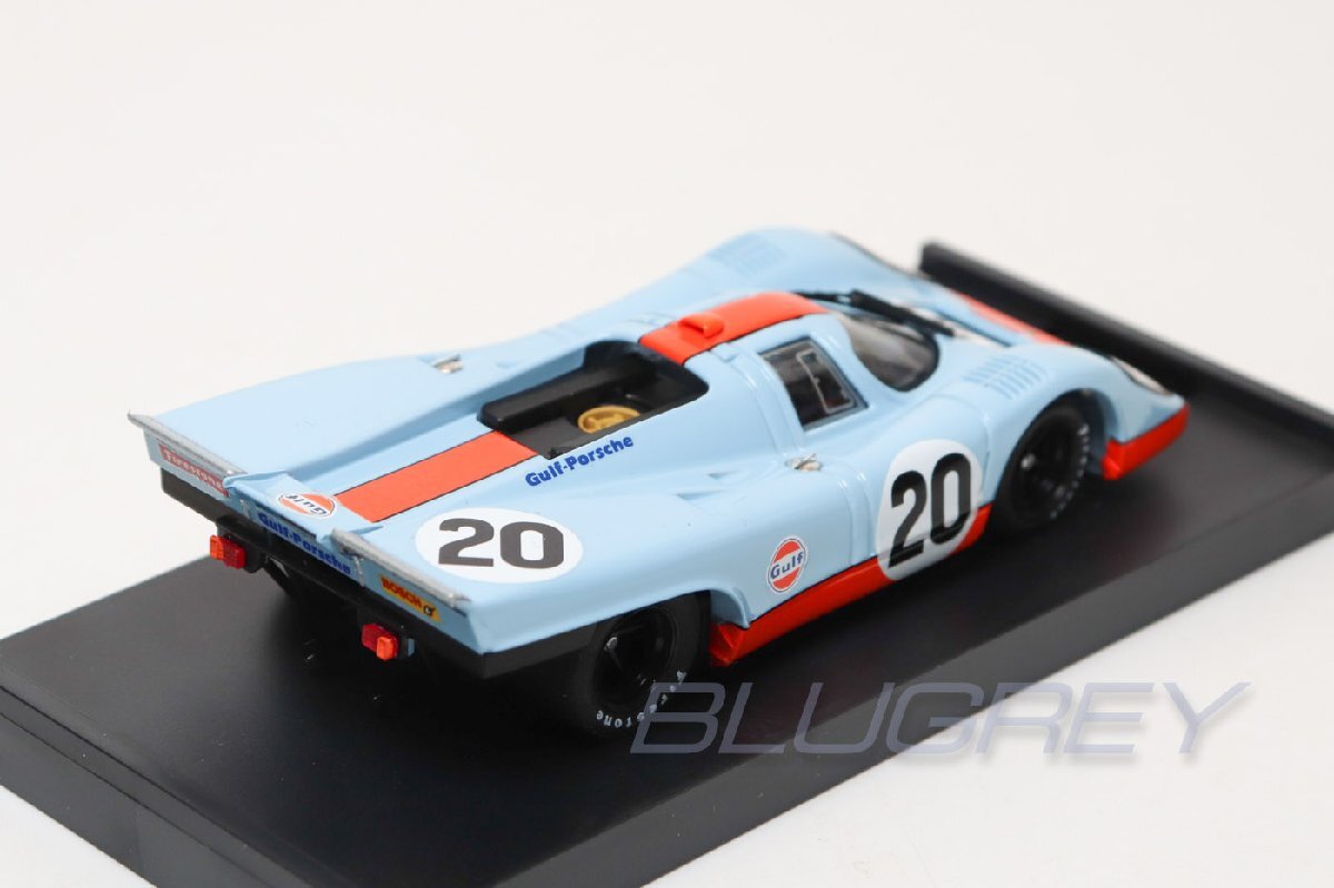 ブルム 1/43 ポルシェ 917K ルマン24H 1970 #20 GULF J.SIFFERT - B.REDMAN BRUMM PORSCHE LE MANS ミニカー_画像2