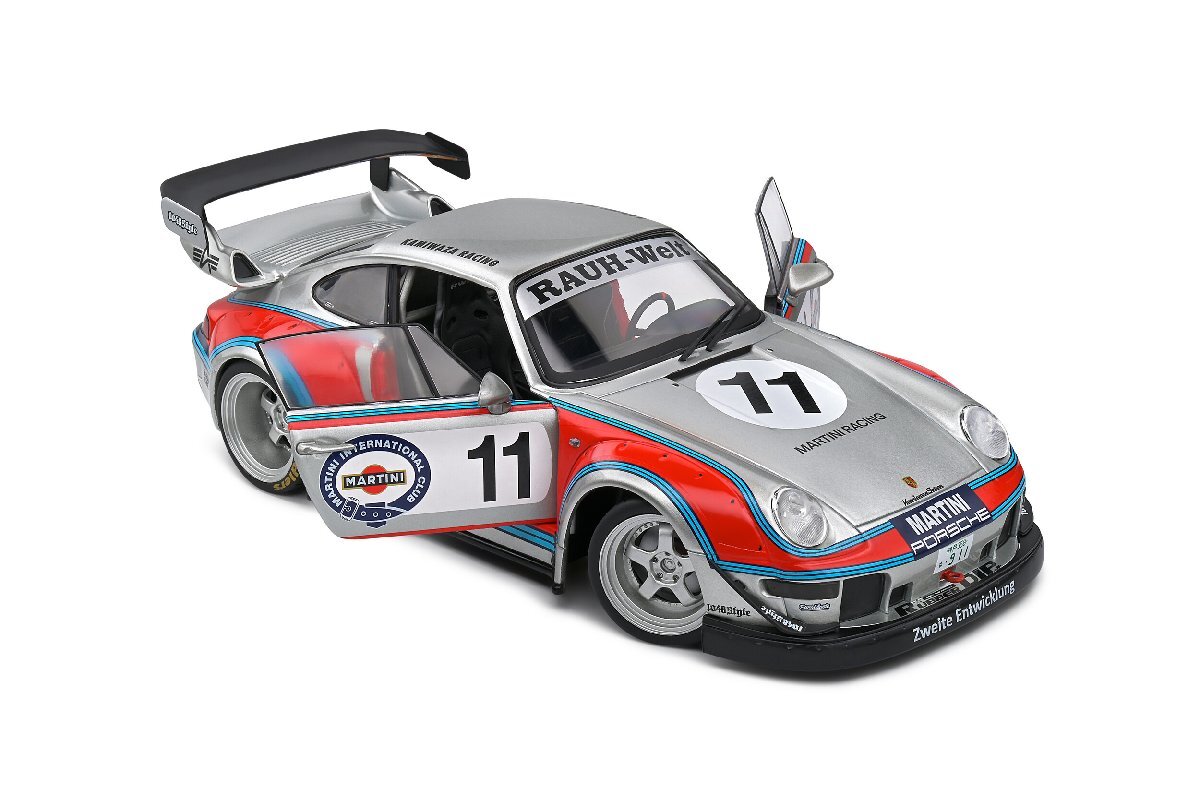 ソリド 1/18 ポルシェ 911 (993) RWB Martini 2020 ラウヴェルト SOLIDO PORSCHE ミニカーの画像6