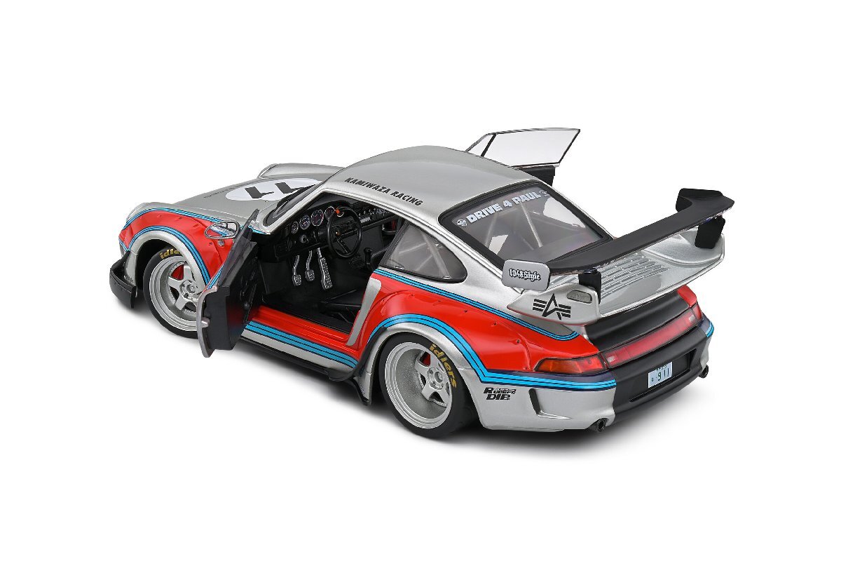 ソリド 1/18 ポルシェ 911 (993) RWB Martini 2020 ラウヴェルト SOLIDO PORSCHE ミニカーの画像7