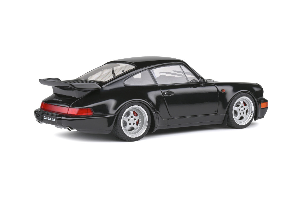 ソリド 1/18 ポルシェ 911（964）ターボ 3.6 1993 ブラック Solido PORSCHE 911 TURBO 3.6 BLACK S1803404_画像5