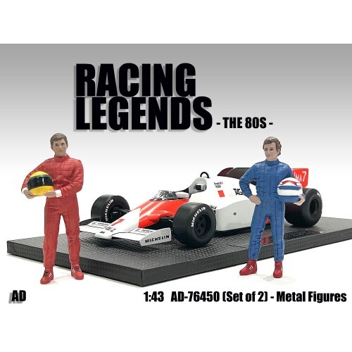 アメリカン ジオラマ 1/43 フィギア レーシング レジェンド 80s 2体セット American Diorama Figure Racing Legend_画像3