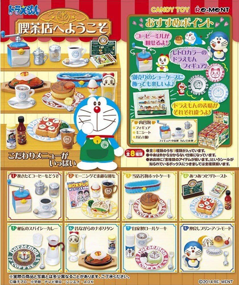 *[ Doraemon coffee shop . welcome ]1BOX complete unopened * Lee men to.. sample *