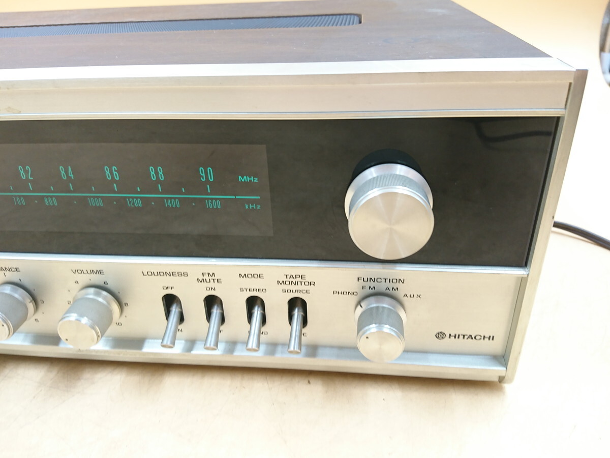 Y4-421 HITACHI Lo-D SR-400 SOLID STATE STEREO RECEIVER ステレオレシーバー アンプ オーディオ 日立の画像3