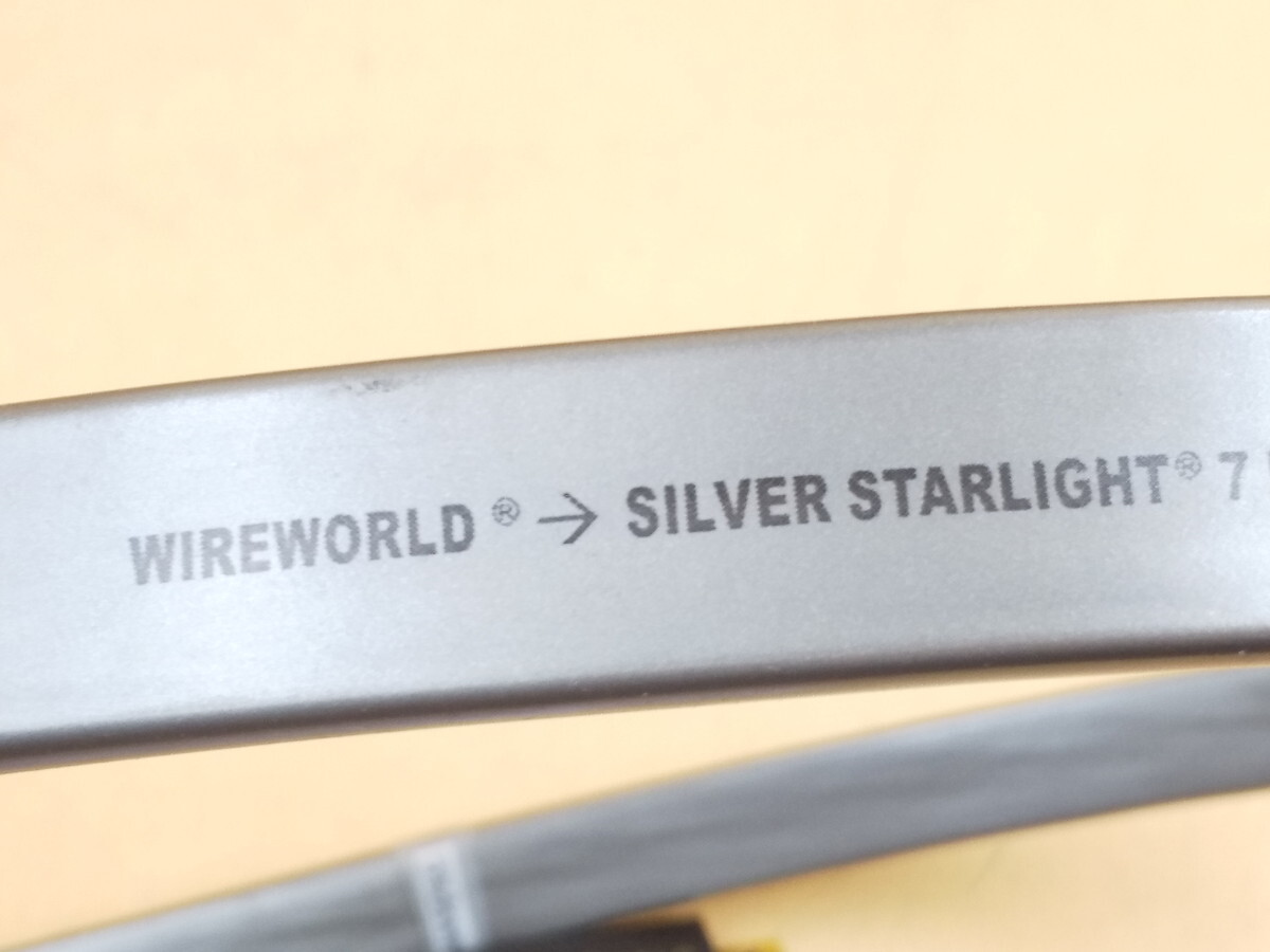 Y5-6　オーディオケーブル　WIREWORLD　SILVER STARLIGHT　