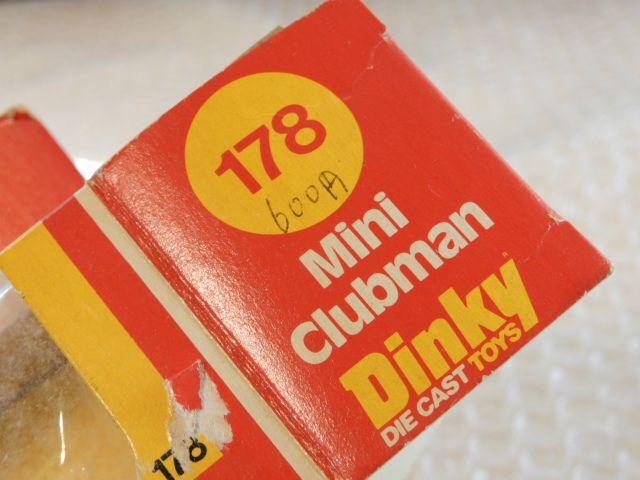 中古品 Dinkiy TOYS / ディンキー 178 MINI クラブマン ミニカー 当時物 箱付き 現状渡しの画像10