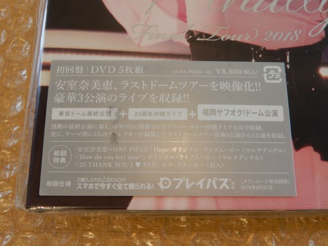 未開封品 初回盤 安室奈美恵 namie amuro Final Tour 2018 Finally ツアーDVD 5枚組 保管品_画像7