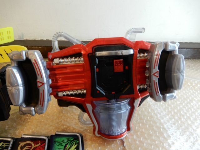 現状品 仮面ライダー鎧武 変身ベルト ロックシード など なりきり玩具 色々 おまとめセット！ おもちゃの画像2