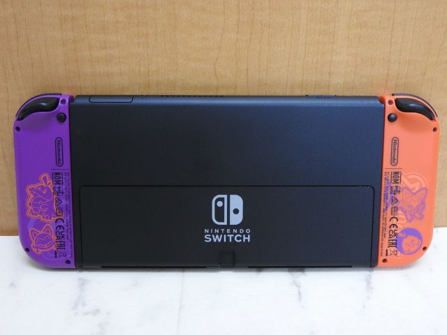 1円〜 中古 Nintendo Switch 有機ELモデル スカーレット・バイオレットエディション 本体の画像2
