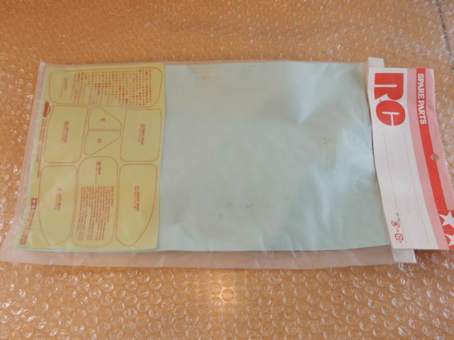 1円〜 未使用品 RC タミヤ XB アバルト 500 アセット コルセボディ + デカール ラジコン カー パーツ 保管品_画像9
